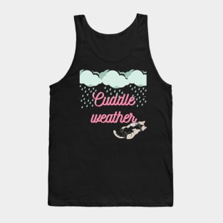 Cuddle weather blue clouds Tank Top